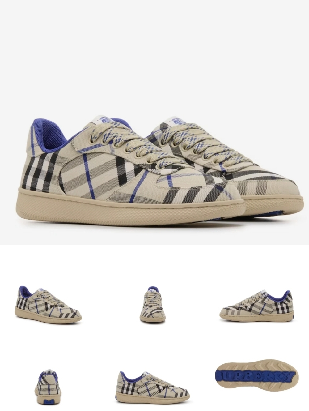 Burberry Terrace Check Sneaker